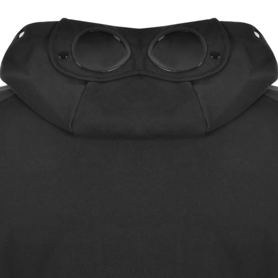 Alternative Image for ProductCP Company Full Zip Logo Hoodie Black3